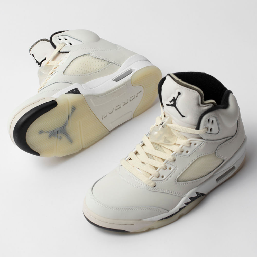 Tênis Nike Air Jordan 5 Retrô - Sail