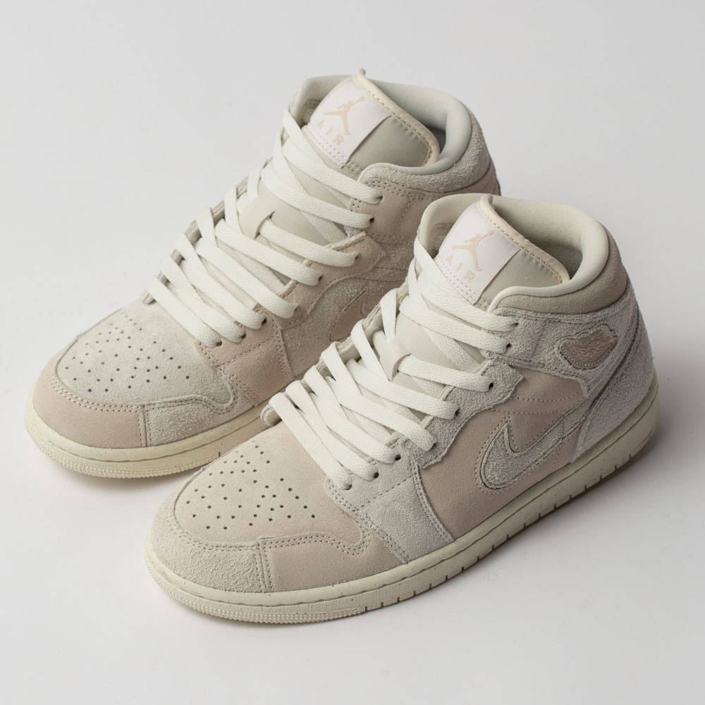 Tênis Nike Air Jordan 1 Mid Se Craft - Sail/Sand