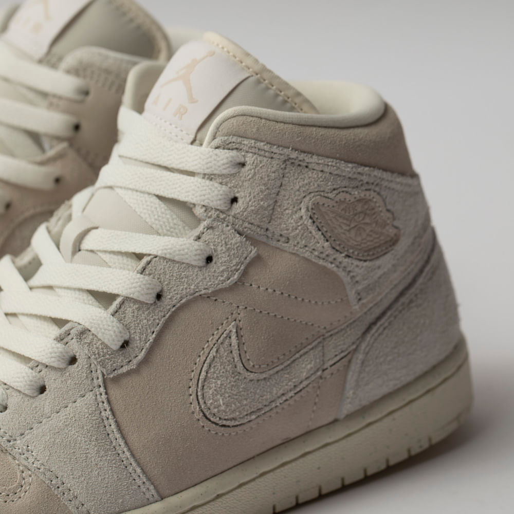 Tênis Nike Air Jordan 1 Mid Se Craft - Sail/Sand