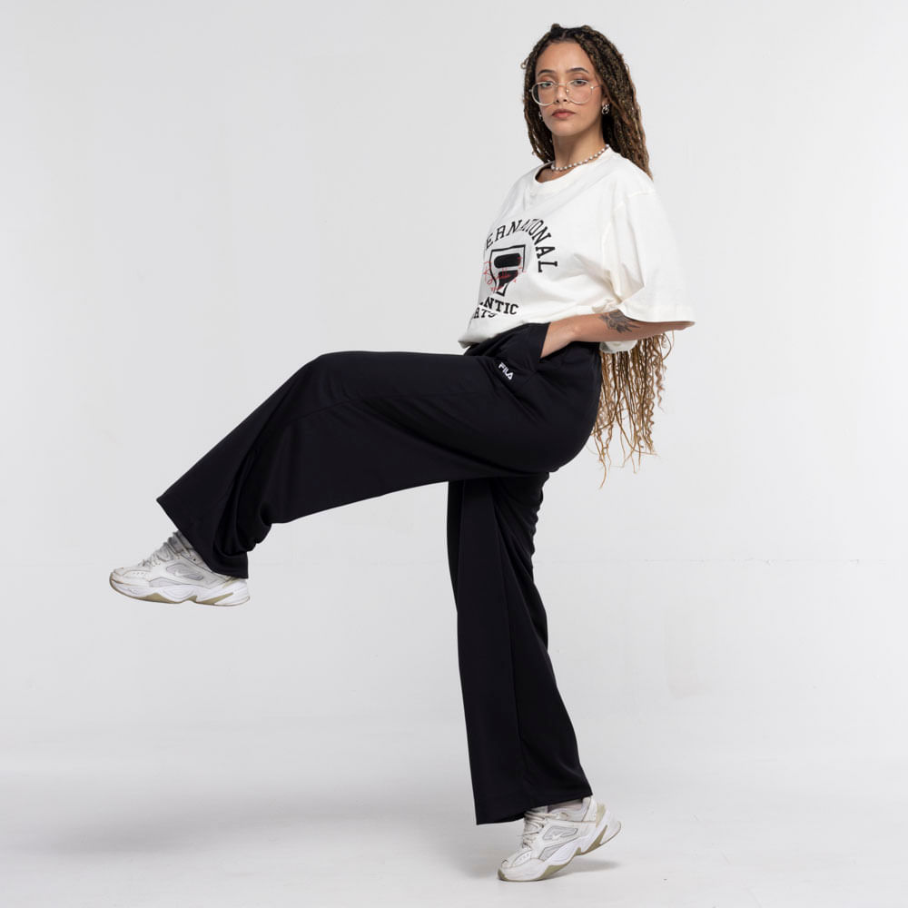 Calça Wide Leg Fila One World