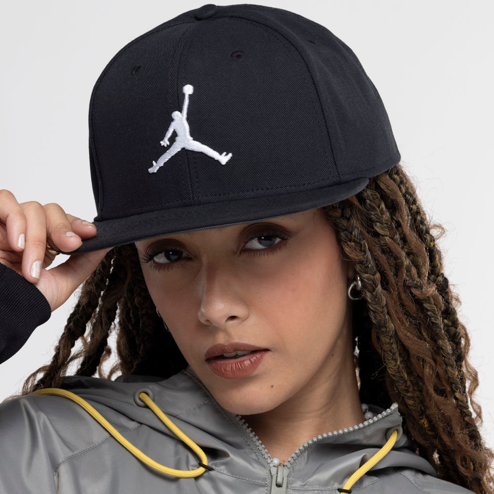 Boné Jordan Nike Aba Reta Snapback Pro Cap S FB Jumpman Adulto