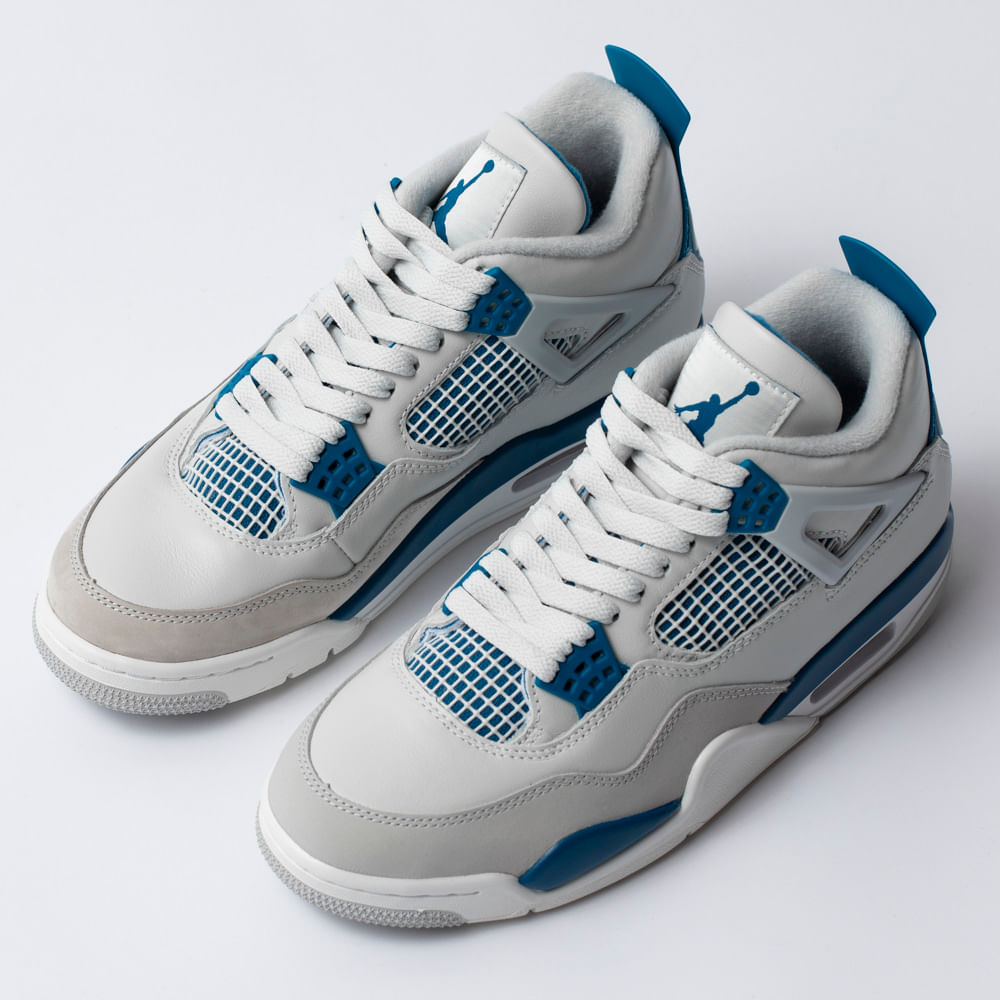 Tênis Nike Air Jordan 4 Retrô - Industrial blue