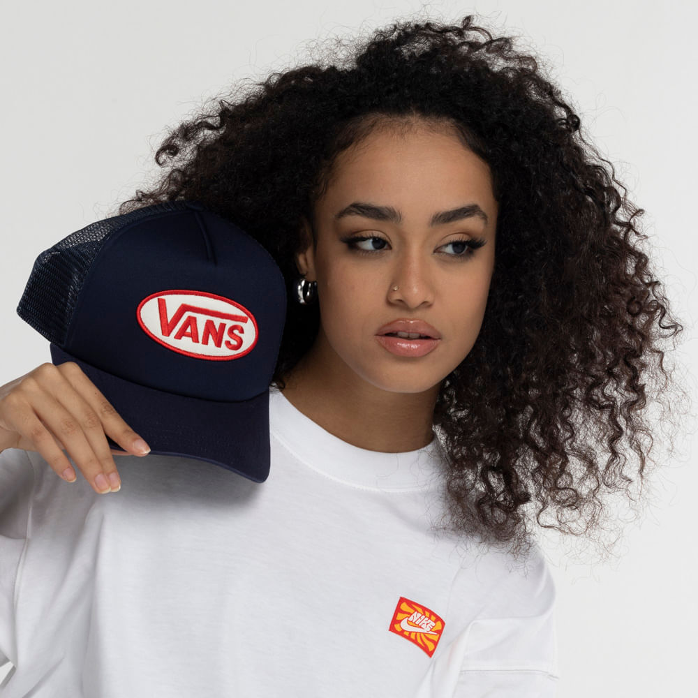 Boné Aba Curva Vans Snapback Quick Patch Trucker