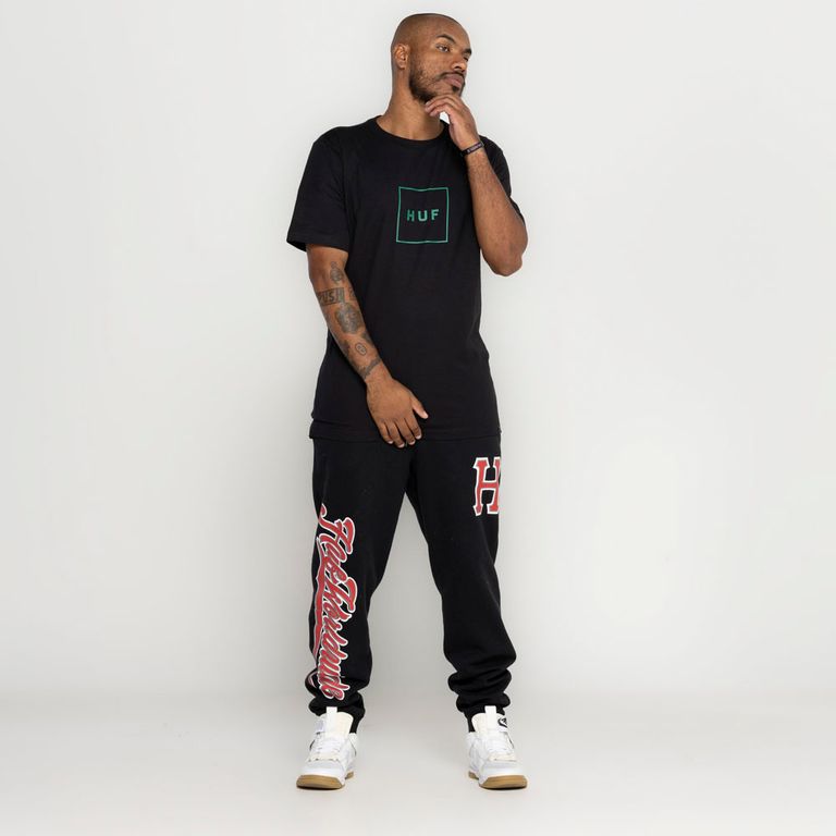 Camiseta Huf Manga Curta Essentials Box Logo