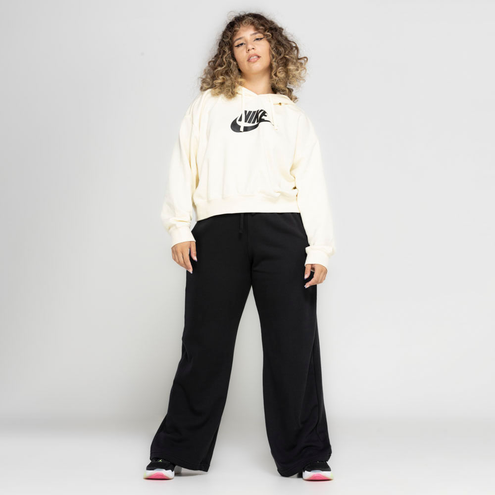 Calça Nike Sportswear Club FLC MR Wide