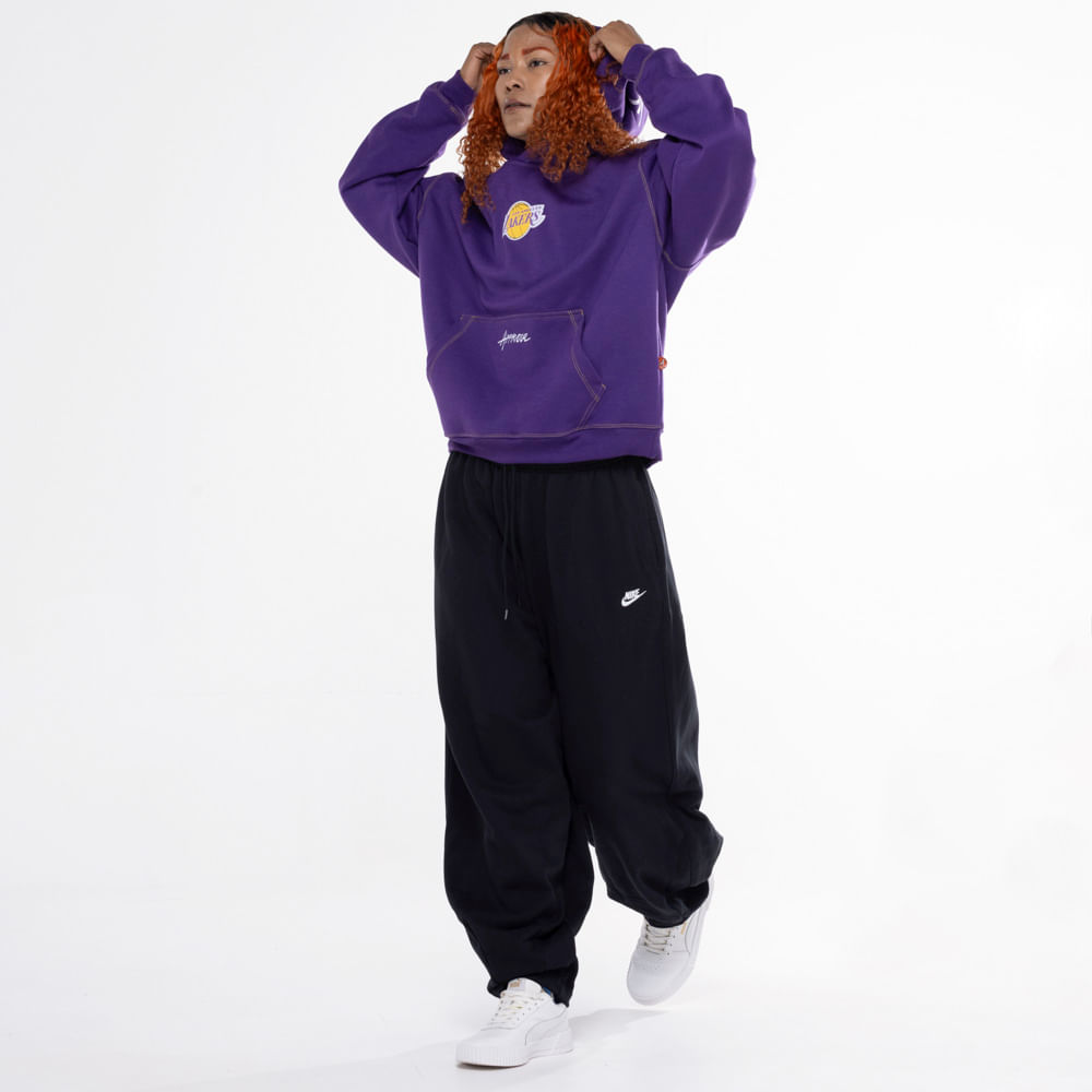 Blusa de Moletom do Los Angeles Lakers Approve NBA com Capuz Oversized