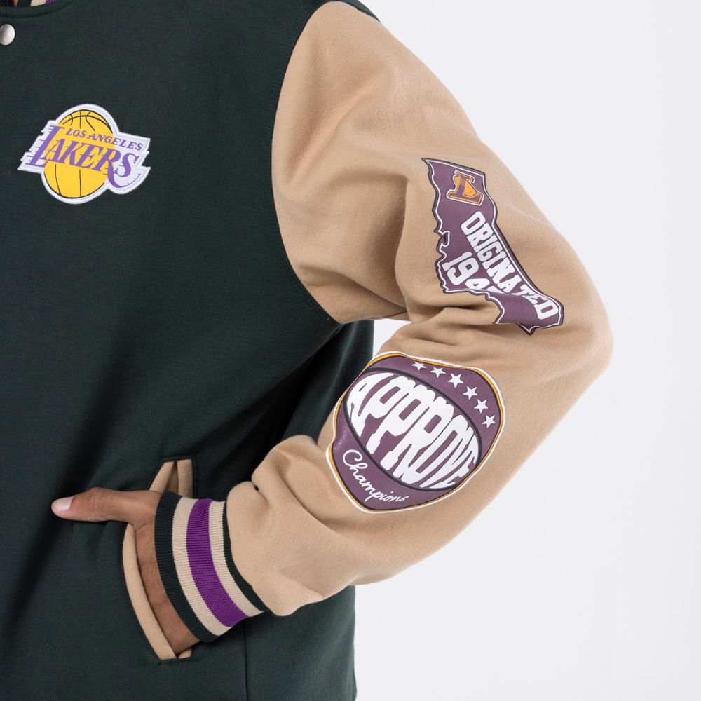 Jaqueta do Los Angeles Lakers NBA Approve College Over Jaqueta do Los Angeles Lakers NBA Approve College Over