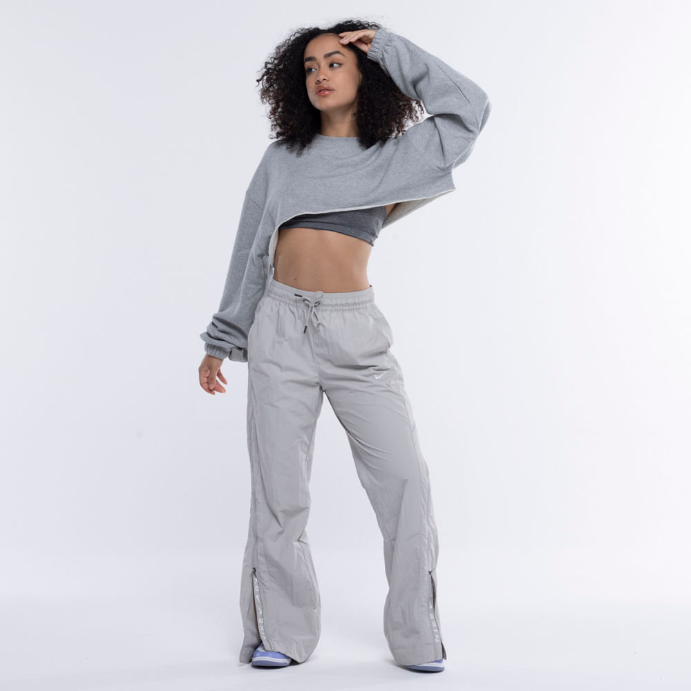 Blusão Cropped Nike Sportswear Dance Oversize Shrug