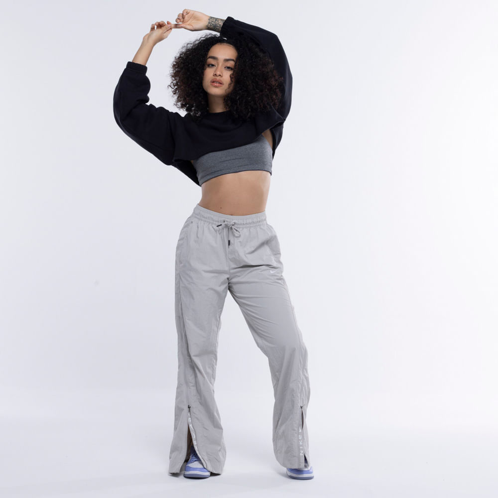 Blusão Cropped Nike Sportswear Dance Oversize Shrug