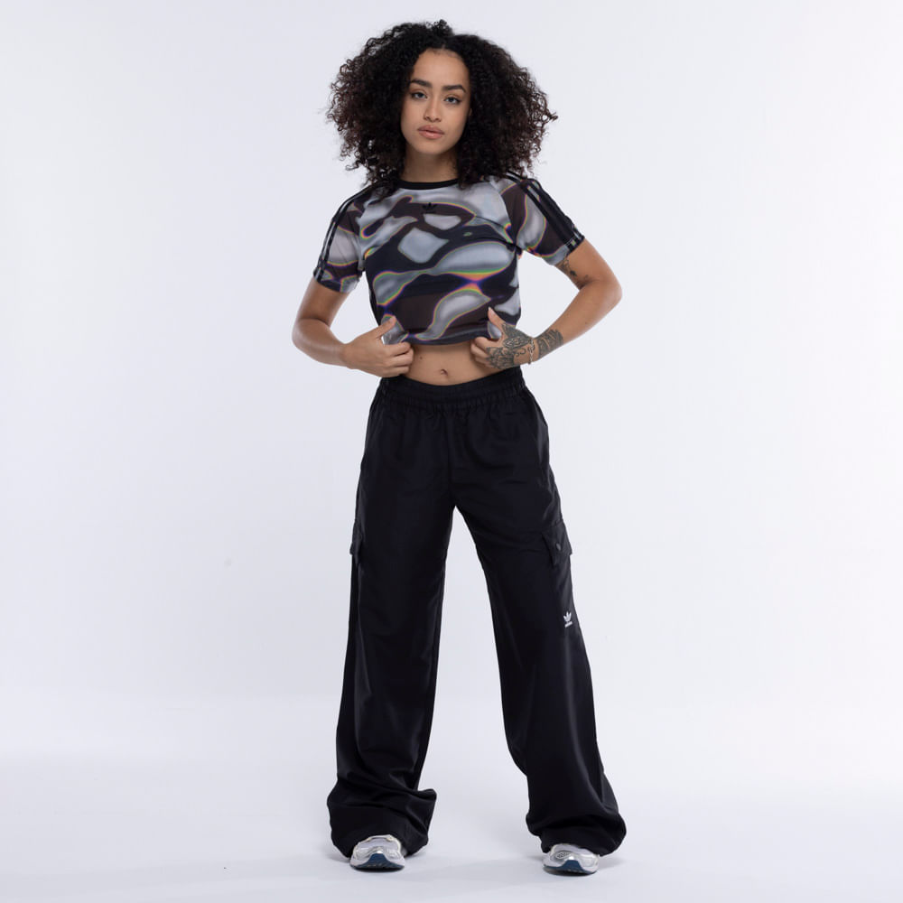 Blusa Cropped adidas Mesh BBT Pride