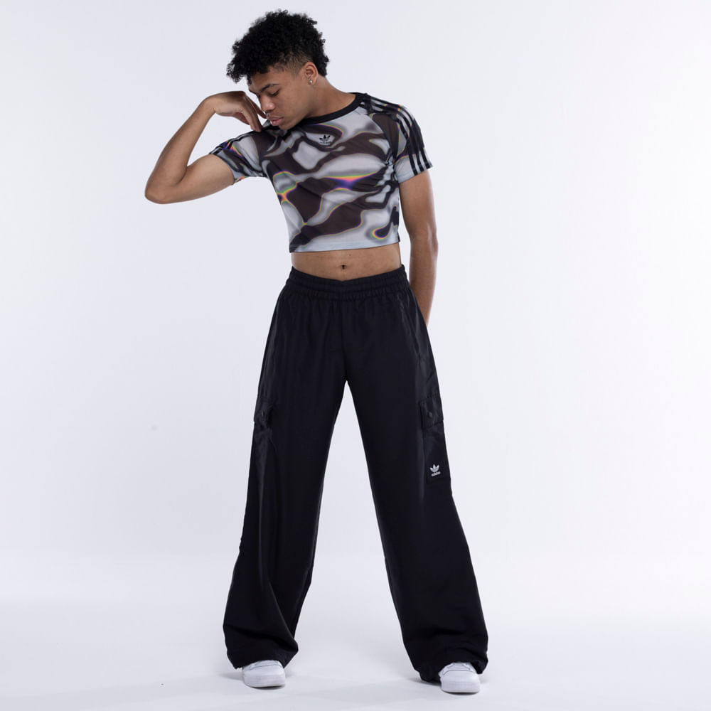 Blusa Cropped adidas Mesh BBT Pride