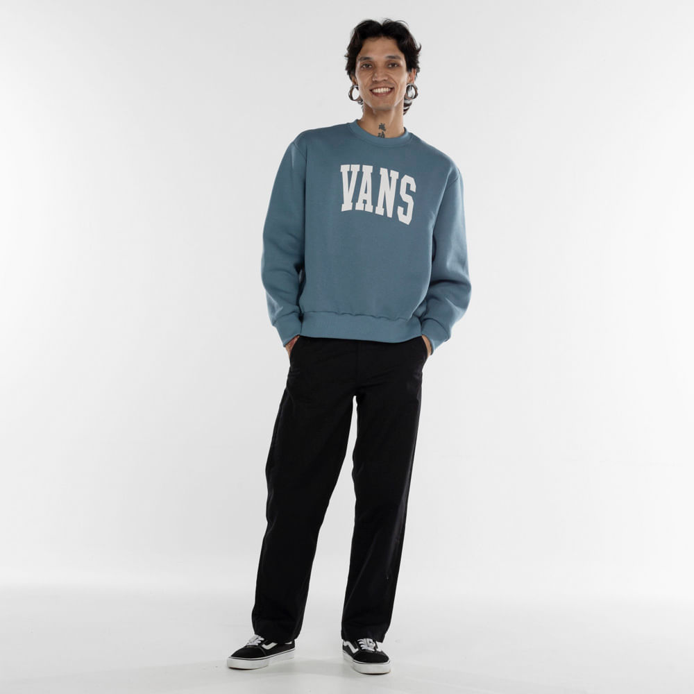 Blusa de Moletom Vans Stadium Loose Crew