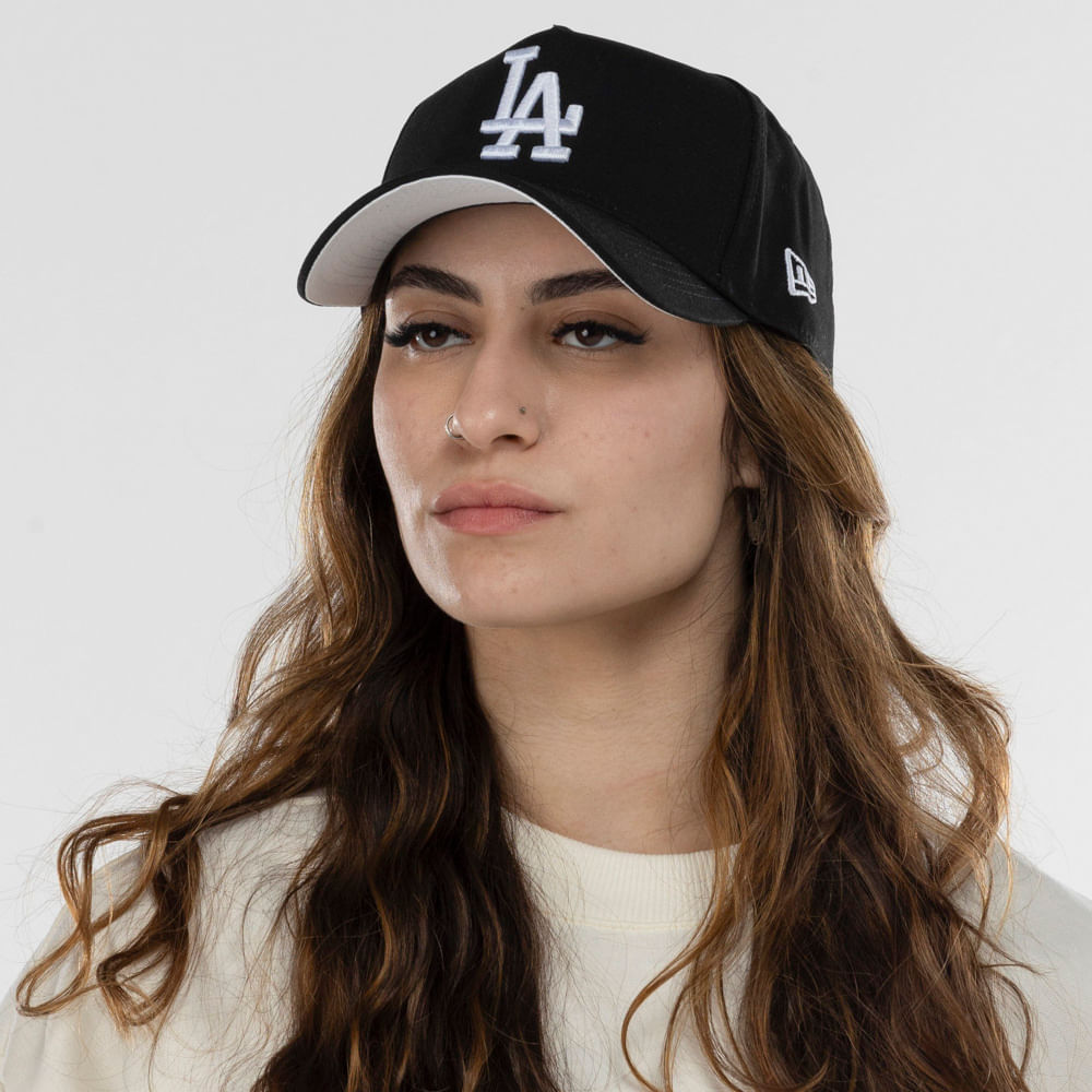 Boné do Los Angeles Dodgers Aba Curva New Era MLB Snapback 940 AF SN - Adulto