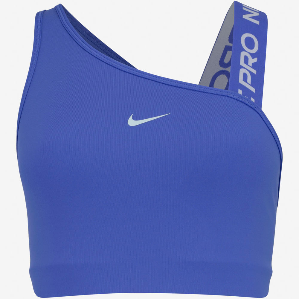 Top Fitness Nike Dri-Fit Swoosh Asymmetric BRA - Adulto