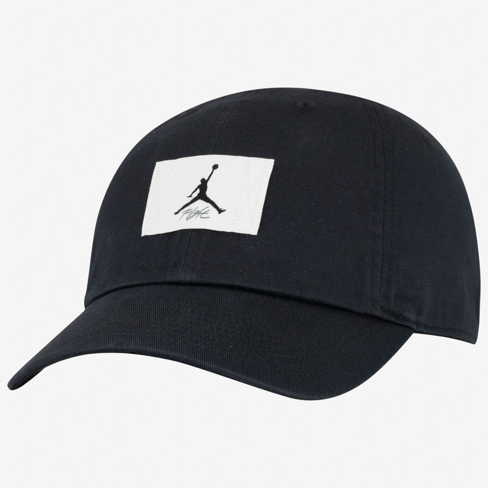 Boné Aba Curva Jordan Nike Strapback Basquete Club Cap US CB FLT Patch - Adulto