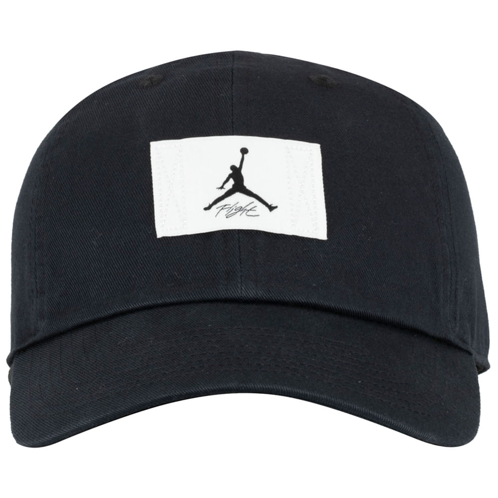 Boné Aba Curva Jordan Nike Strapback Basquete Club Cap US CB FLT Patch - Adulto