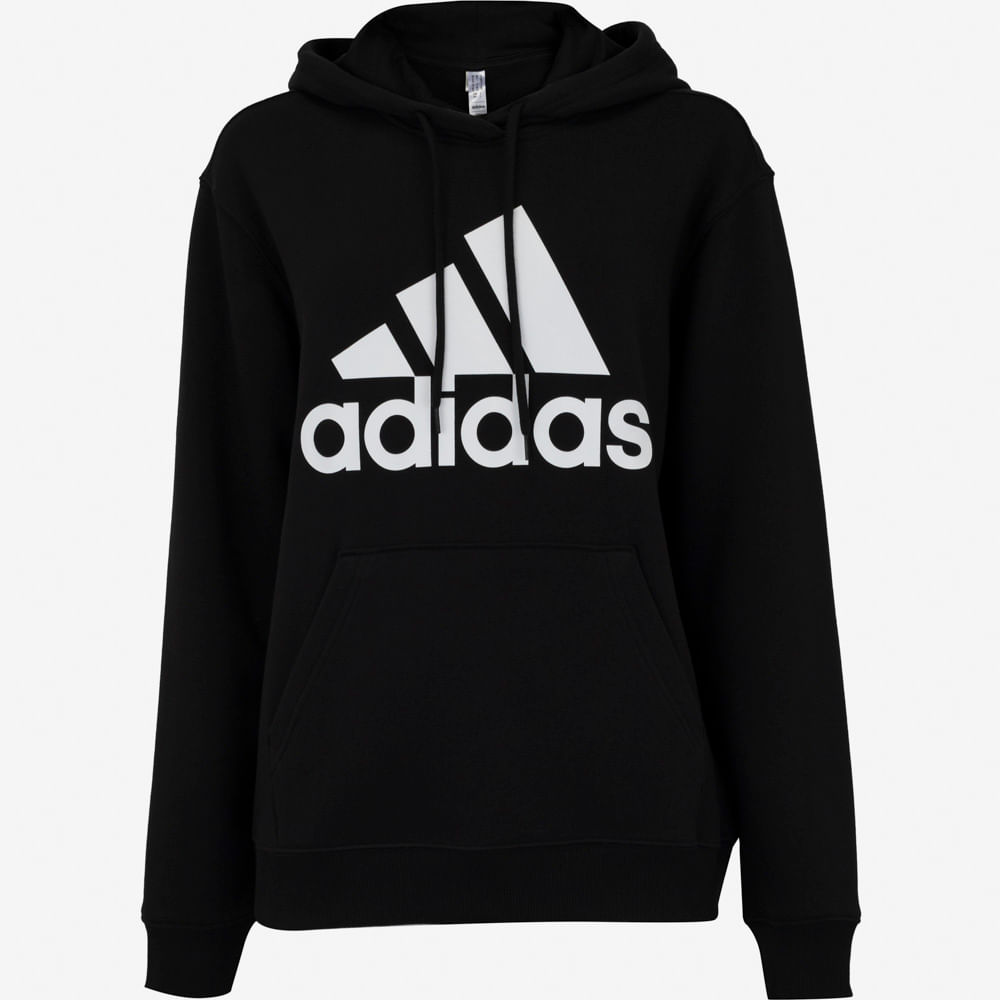 Blusão Adidas Moletom Big Logo Capuz Fe