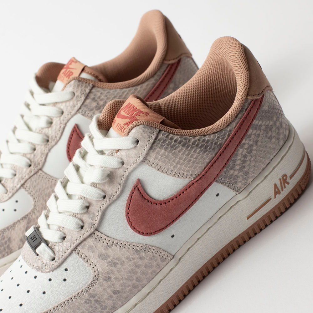 Tênis Nike Air Force 1'07 LV8 - Snakeskin Pack Canyon Rust