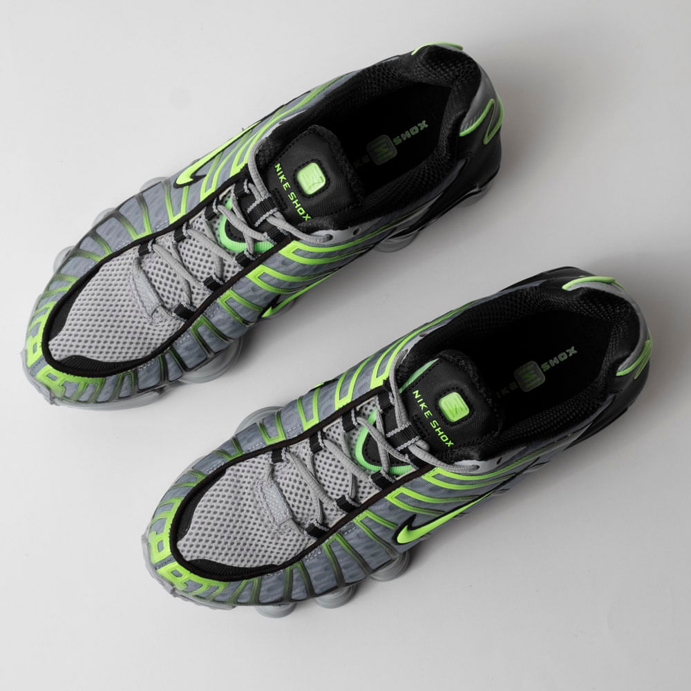Tênis Nike Shox - TL Wolf Grey Lime | Studio78 Tênis Nike Shox - TL Wolf Grey Lime | Studio78